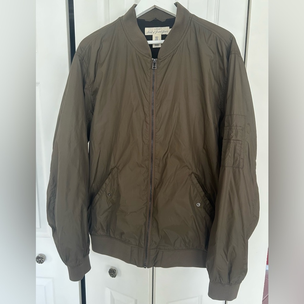 Men's Olive Bomber Jacket ~ H&M